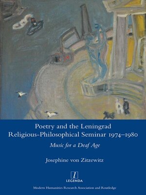 cover image of Poetry and the Leningrad Religious-Philosophical Seminar 1974-1980